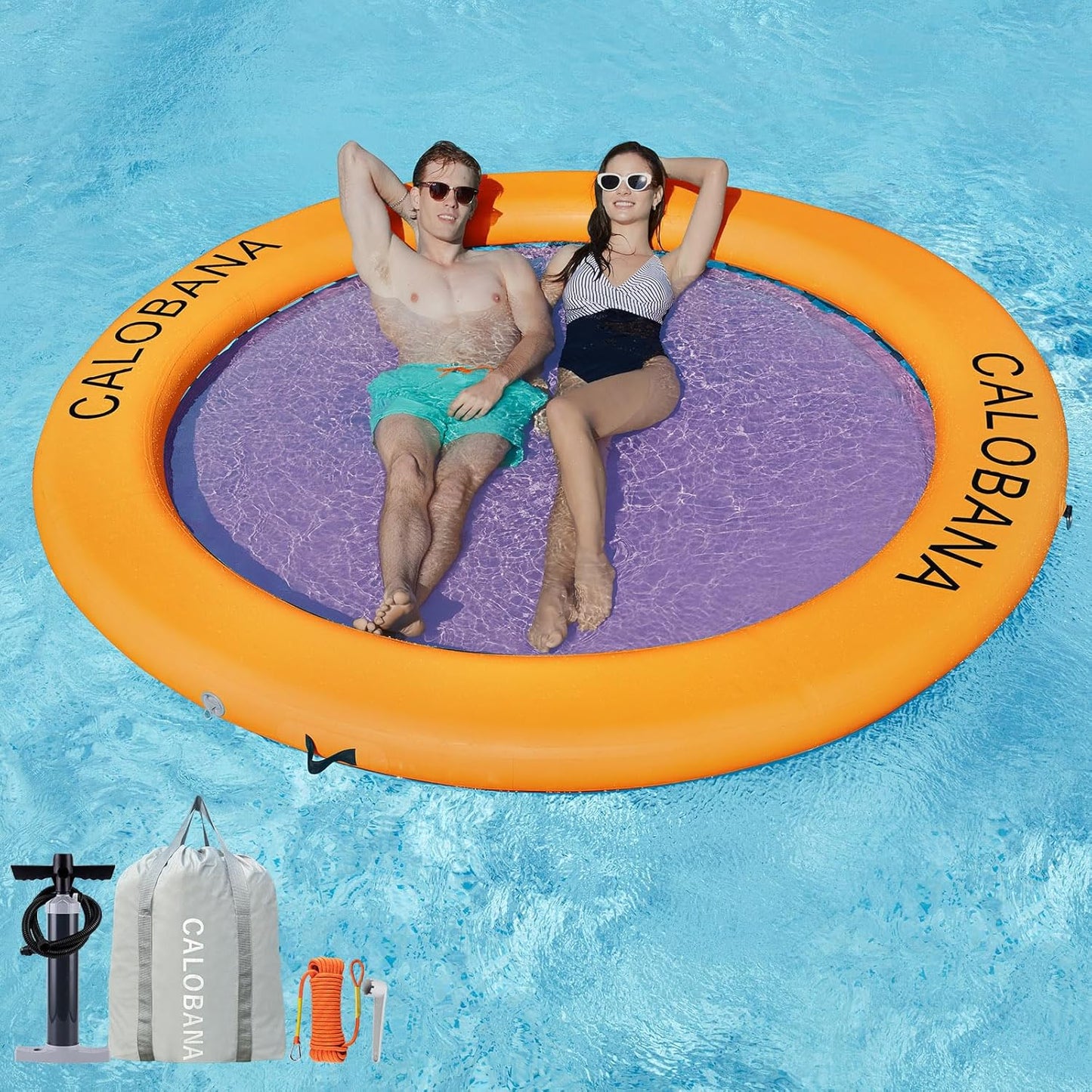 Round Floating Ring Inflatable Water Hammock