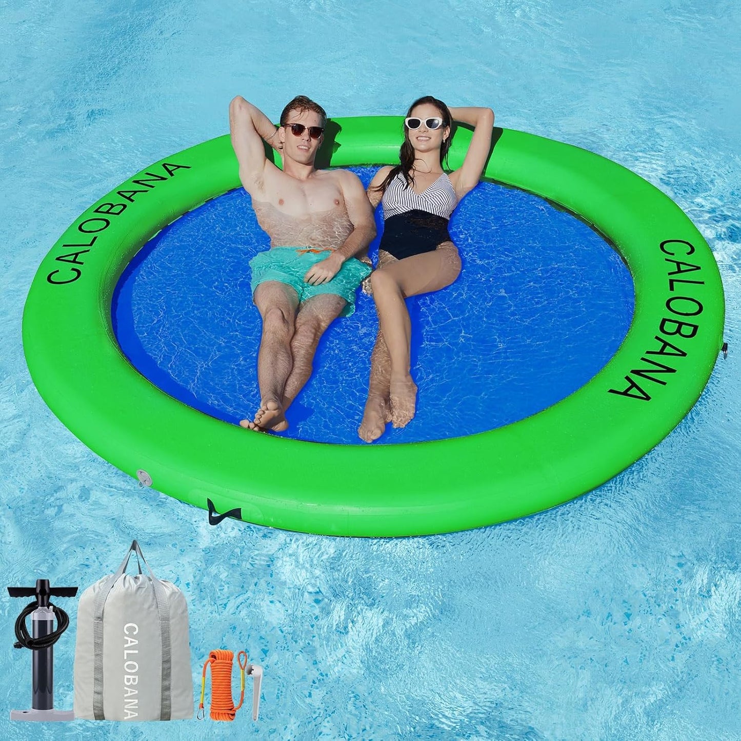 Round Floating Ring Inflatable Water Hammock