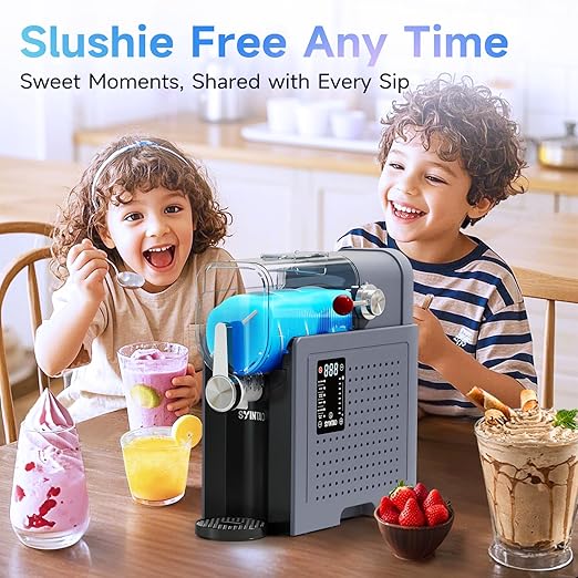2-in-1 Ice Cream & Slushie Machine – No Ice Needed