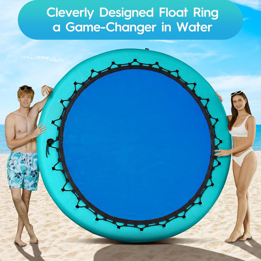 Round Floating Ring Inflatable Water Hammock